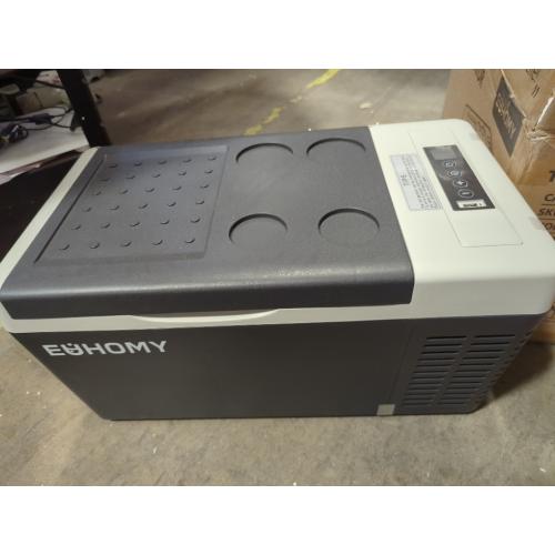 EUHOMY 12 Volt Refrigerator, 19QT(18L) Compressor Electric Cooler APP Control, Car Fridge -4℉~68℉, Portable Refrigerator 12/24V DC 100-240V AC, Portable Freezer for Camping, Travel, Boat