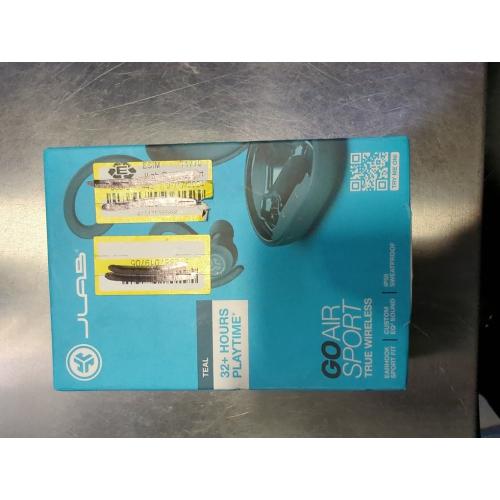 JLab Go Air Sport True Wireless Headphones (TEAL)
