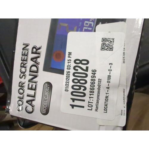 Temperature Humidity Clock with Alarm, Calendar, Weather Forecast for Home