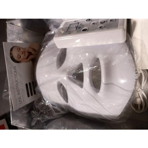 Light Beauty Mask - Led Face Mask Light Therapy - Red Light Therapy Mask for Face - LED Facial Skin Care Mask