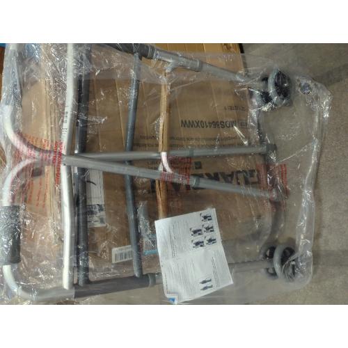 Guardian Two-Button Folding Walkers Without Wheels, 300 lbs Weight Capacity - Robust & Adjustable Mobility Aid for Elderly and Disabled Individuals