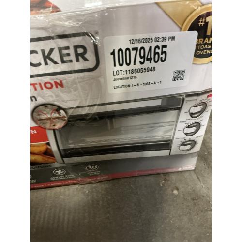 Black and Decker Natural Convection 4 Slice Toaster Oven in Stainless Steel