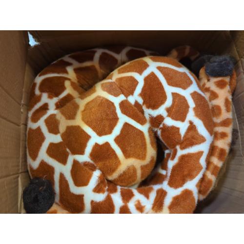 Giant Stuffed Giraffe Animal Set, 47 Inch Large Giraffe Plush Toy for Kids with Bird & Basket & Leaves & Card, Toddler Lifelike Standing Toys Stuffed Animal Gift for Girls Boys