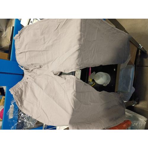 COOFANDY Men's Linen Pant Elastic Waist Linen Pants Drawstring Summer Beach Pant 3XL