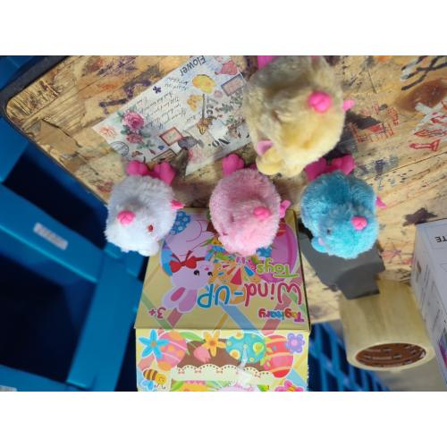 Bunny Jumping Chick Wind Up Toys Novelty Chicken Hopping Windup Toy for Kids Toddlers Easter Egg Hunt Basket Stocking Stuffers Party Favors Goody Bag Fillers Birthdays Gifts (Color A)