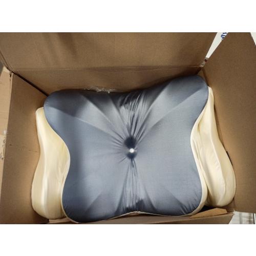Cervical Neck Pillow for Pain Relief,Cervical Pillow with Memory Foam Ergonomic Pillows with Dual Heights for Back, Stomach and Side Sleepers Kids' Floor Pillows Cushions (Black, Standard 26×15)