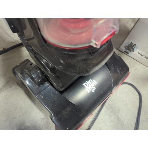 Dirt Devil Endura Lite Bagless, Corded, Upright Vacuum Cleaner for Carpet, Hard Floors, Above Floor, Lightweight and Compact, Red