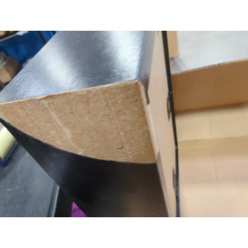 Americanflat 8x10 Shadow Box Frame with Shatter-Resistant Glass - Use as 6x8 Frame with Mat or 8x10 Without Mat - Silhouette Collection - Black with Soft Felt Back