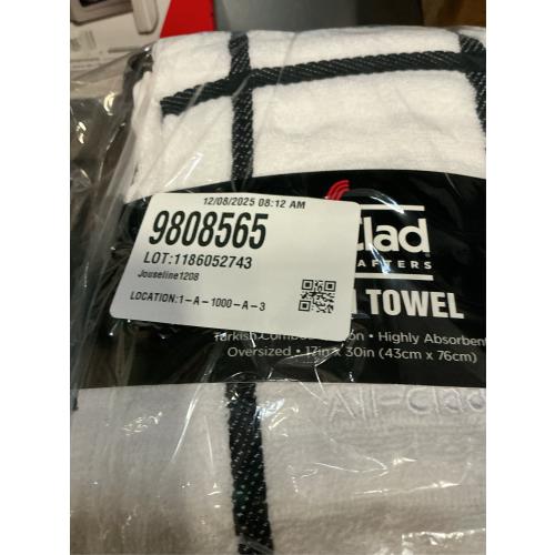 3 Packs All-Clad Checked Cotton Kitchen Towel, Almond