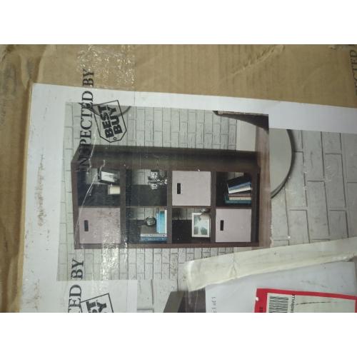 Color brown Better Homes and Garden 8-Cube Organizer