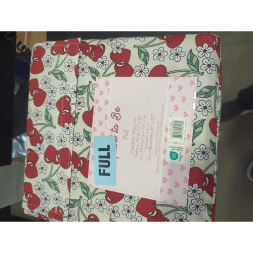 Meant To Be Cherry Full Four Piece Sheet Set