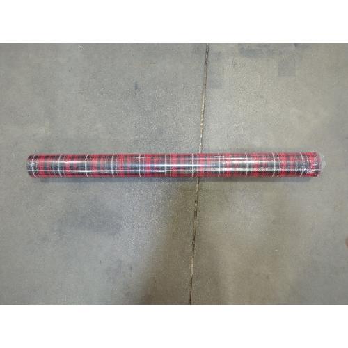 American Greetings Reversible Wrapping Paper, Red and Black Plaid (1 Jumbo Roll, 175 sq. ft.)