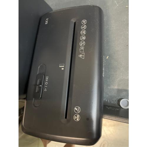 Fellowes Powershred 6ct Cross-Cut Paper Shredder - Black