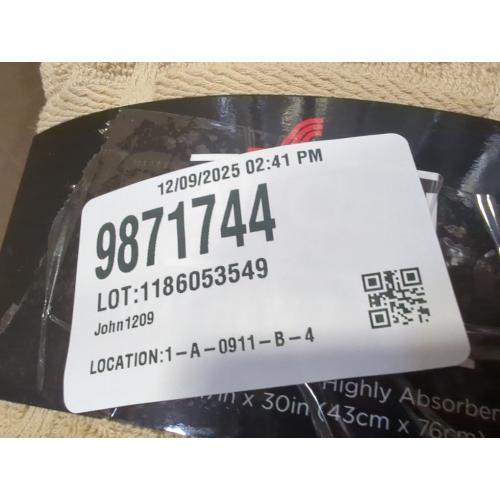 Size 17x30 Color beige All-Clad Solid Kitchen Towel: Highly Absorbent, Super Soft Long Lasting - 100% Cotton, 17x30 Tea Towel for Cleaning & Drying Dishes, Pans, Glassware, or Countertops,  Cappuccino