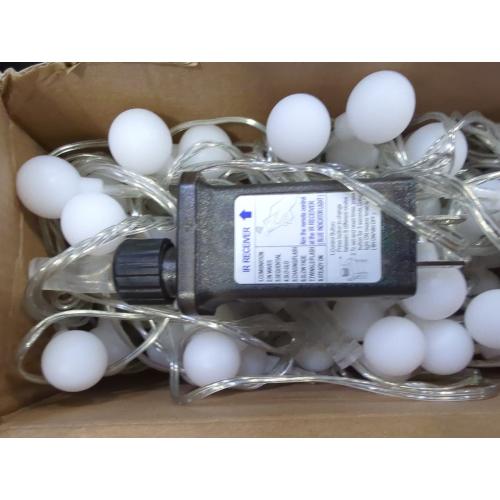 100 LED Christmas Lights Outdoor Waterproof, 43ft Globe Fairy Lights Plug in Indoor with Remote, Multicolor String Light for Patio Garden Christmas Decor