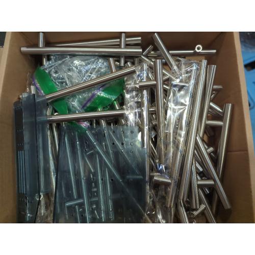 30 Pack | Cabinet Pulls Brushed Nickel Stainless Steel Kitchen Drawer Pulls Cabinet Handles Hole Center with Mounting Template