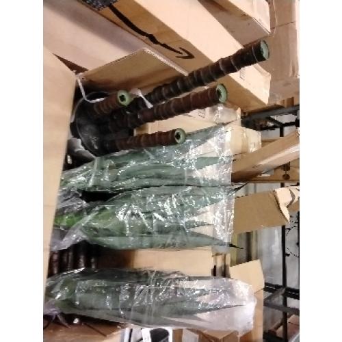 10ft Tall UV Resistant Faux Palm Tree, 120in Artificial Palm Tree Indoor Outdoor with Real Bark and Realistic Leaves and for Home House Office Living Room Yard Patio.