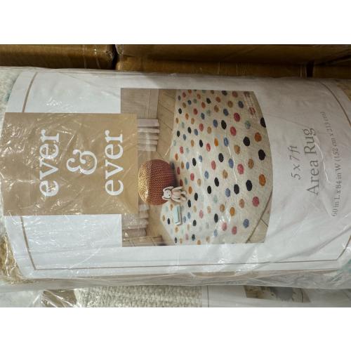 EVER E EVER 5x7 Area Rug