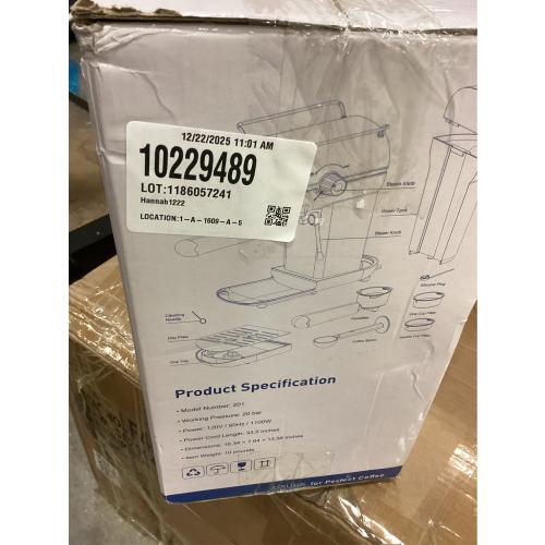 Espresso Machine, 20 BAR Pump Temperature Control, Compact Espresso Maker with Steam Milk Frother, Professional Coffee Makers for Home, Cappuccino, Latte, Gifts for Coffee Lover, Black