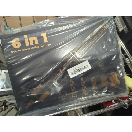 Hair Dryer Brush, Blow Dryer Brush with attachments 110000 RPM Curly Twist 6 in 1 Multistyler, Professional Ionic Hair Styling Tool, Left&Right Auto Air Curler, Volumizer with its Compact Size Whether