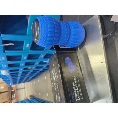 ZeenKind Vibrating Peanut Massage Ball for Plantar Fasciitis, Muscle Pain Relief with 4 Speed, Deep Tissue Therapy for Myofascial Release & Muscle Recovery, Neck Back Foot Roller Massager