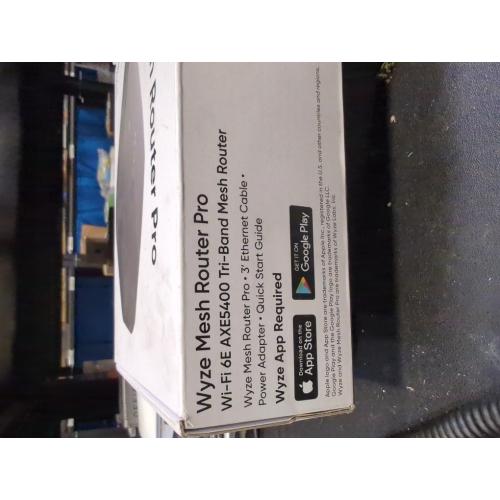 AXE5400 Tri-Band Wi-Fi 6E Mesh Router Pro, Covers up to 2000 sq. ft. Supports Wired Backhaul, 2 x 1 Gbps Ports-(1-Pack)