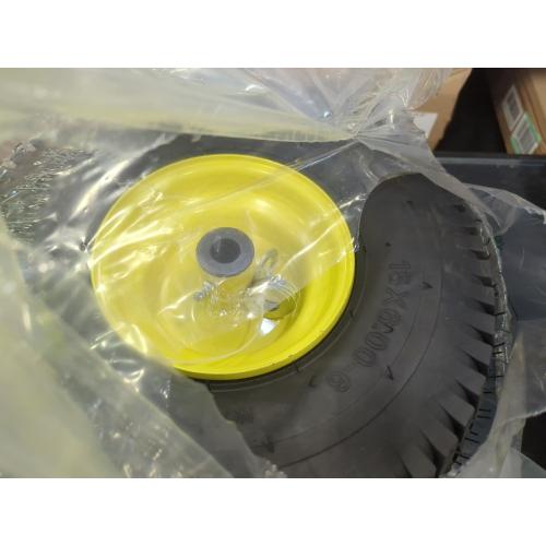 15x6.00-6  Tube-Type Tire, Yellow Wheel,