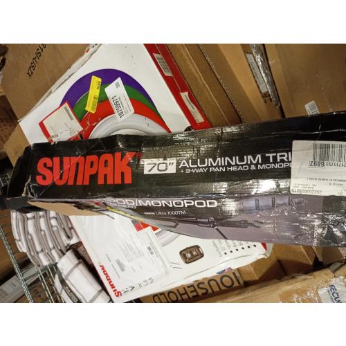 Sunpak - PlatinumPlus Ultra 7000 2-in-1 70 Tripod and Monopod - Silver