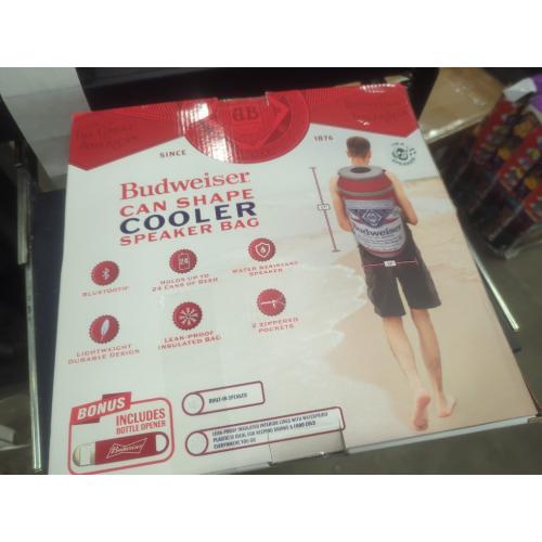 Budweiser Can Shape Cooler Speaker Bag