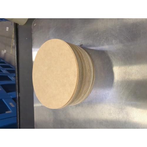 Brown 100 Pack eSplanade Disposable Coaster - Made of Paper (Set of 100) - Use and Throw Reversible Coasters - Perfect for Bar, Hotel, Restaurant Purpose & Parties (Brown Round)