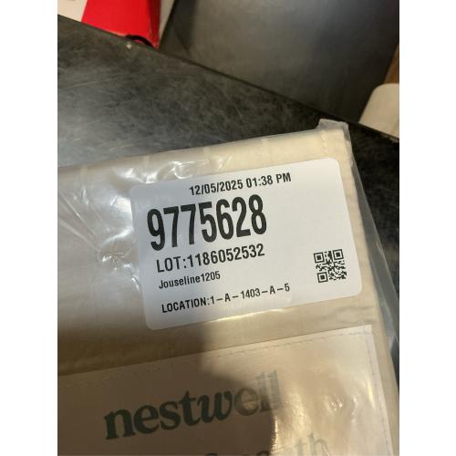 Nestwell Pima Cotton Sateen 500-Thread-Count King Pillowcases in Birch Stripe (Set of 2)