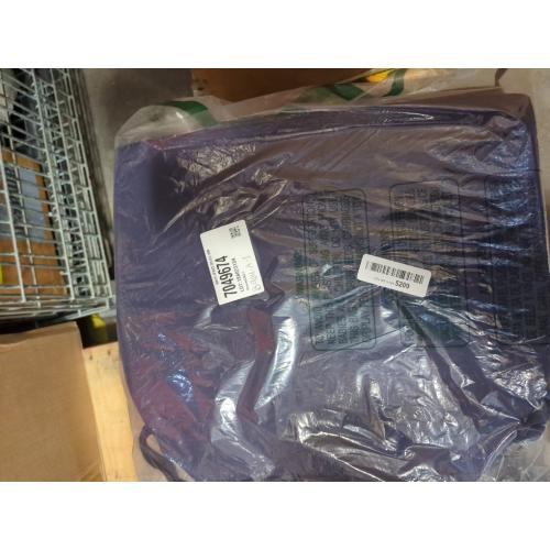 Blue 2Pack Topotdor Outdoor Chair Cushions, Waterproof Patio Chair Cushions for Outdoor Furniture, Round Corner Outdoor Seat Cushions Color Fastness Chair Pads with Ties, Blue