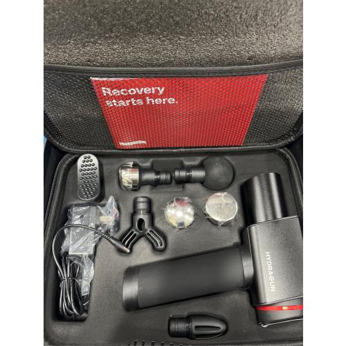 HYDRAGUN Massage Gun, Muscle Massage Gun for Athletes, Percussion Massage Gun for Muscle Pain, Deep Tissue Massage Gun for Deep Relaxation, Quietest Motor Technology, Changeable Attachment Heads