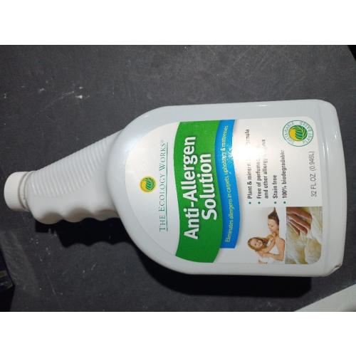The Ecology Works- Plant-Based Dog & Cat Allergy Spray, Dander Remover & Dust Mite Waste Reducer for Relief from Allergies - Cleans Home, Bedding & Furniture Naturally, Fragrance-Free