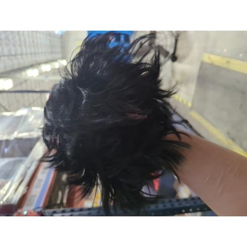 SWACC Unisex Fashion Spiky Layered Short Anime Cosplay Wig for Men and Women (1B-Off Black)