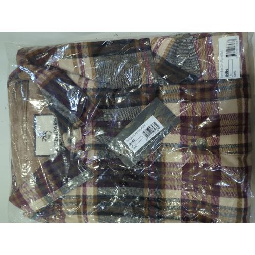 Cedarwood Plaid Legendary Whitetails Men's Buck Camp Flannel Shirt Long Sleeve Button Down 100% Cotton