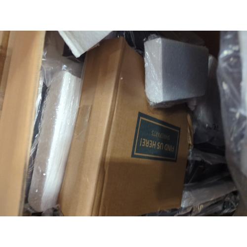 Belo Upholstered Low Profile Platform King Bed Cream