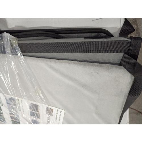 Large Dog Car Carrier Light Weight, 27×20.5×20.5ins Dog Carrier for Cars, Portable Dog Car Crate with Breathable Windows, Stable Pet Carrier for Both Indoor and Outdoor Use, Pet Travel Crate Gray