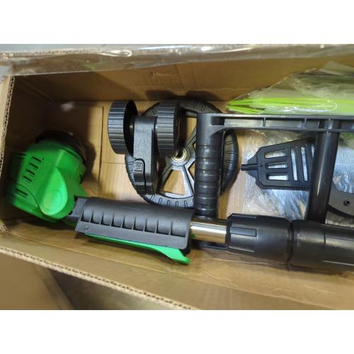 Weed Wacker Battery Powered, Electric Cordless Weed Trimmer with 21V Battery Operated & Charger & 25 Blades, No-String Brush Cutter/Lawn Edger/Grass Trimmer for Garden Yard
