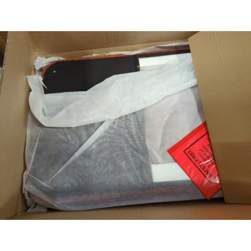 Hamm Arc of Hope Chaise Lounge – Ocher Rainbow-Inspired Reclining Sofa with Soft Linen Fabric, Solid Pine Wood Frame, and High-Density Foam for Comfort and Style