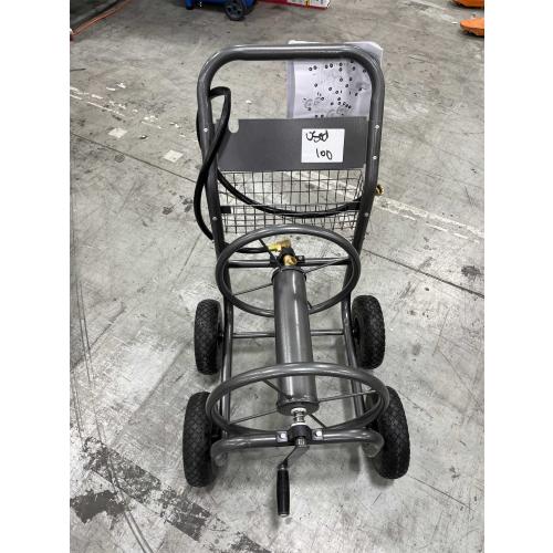 Style selections - portable hose reel cart with basket