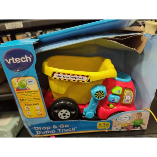 VTech Drop and Go Dump Truck, Yellow