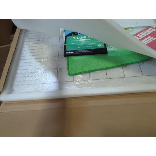 28x20 Large Oversize Crystal Clear Acrylic Wall Calendar Dry & Erase Board | 28 X 20 | Monthly Family Calendar Home Office Glass Calander Reusable Big Whiteboard | Free Pens & Eraser