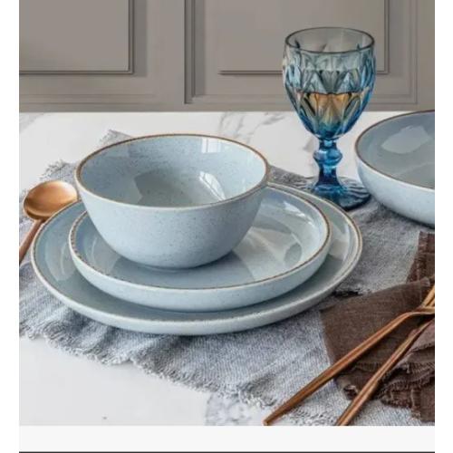 Over&Back 16 Piece Dinnerware Set Blue