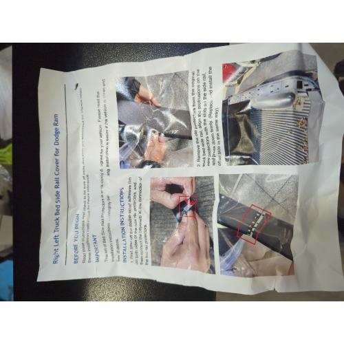 KEWISAUTO Bed Side Rail Cap Cover W/Stake Holes for 2009-2018 Dodge Ram 1500 with 5'7 Bed, Black Truck Right & Left Side Bed Rail Protector for 2009-2018 Dodge Ram 1500 Accessories