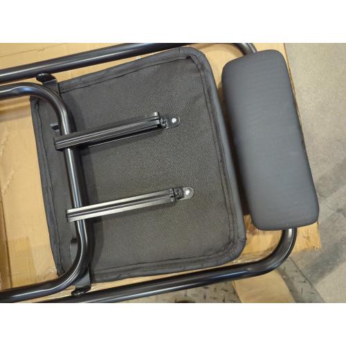 Folding Bar Stool with Back, Tall Foldable Stool Chair Portable Adult Folding Chair Counter Height Seat Leather Padded Kitchen Shop Comfortable and Sturdy (2PCS, 25.5 inch)