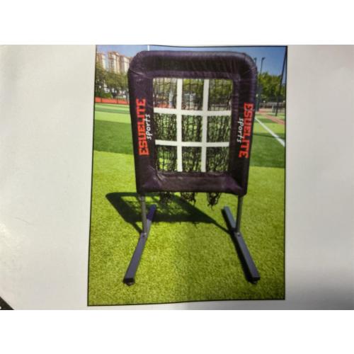 Heavy-Duty 9 Hole Pitching Net with Strike Zone, Baseball/Softball Pitching Target, Portable Height-Adjustable Pitcher Training Equipment, Includes 4 Ground Stakes and 2 Sandbags