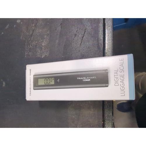 Conair Digital Luggage Scale, Luggage Weight Scale, 80lbs Scale with Overweight Alert in Black by Travel Smart