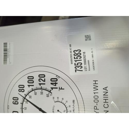 White 13.25 Circrane 13.25 Inch Round Thermometer with Hygrometer, Large Indoor Wall Patio Bimetal Weather Thermometer, No Battery Required, White