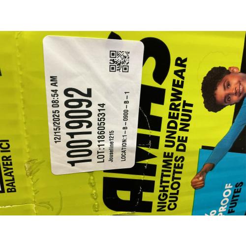 Pampers Ninjamas Nighttime Bedwetting Underwear Boy - Size S/M - 44ct